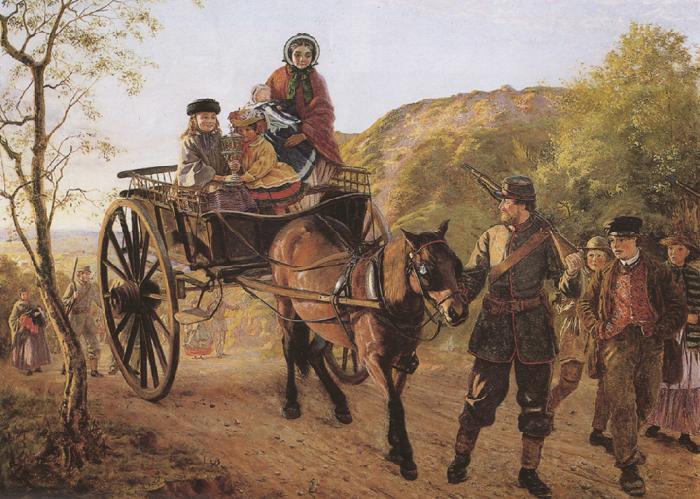 Frederick bacon barwell The Hero of the Day (mk37) oil painting picture